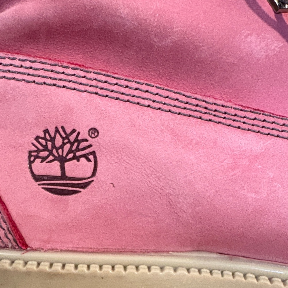 Timberland Pink and White Boots - Picture 2 of 5